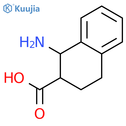 CIS-1-AMINO-1,2,3,4-TETRAHYDRO-2-NAPHTHALENECARBOXYLIC ACID structure
