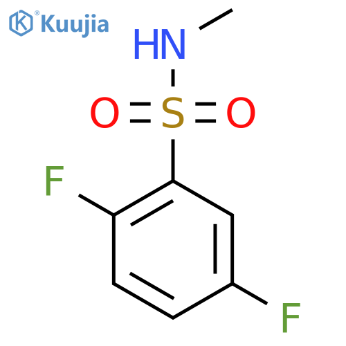2,5-Difluoro-n-methylbenzene-1-sulfonamide structure