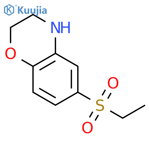 6-(Ethylsulfonyl)-3,4-dihydro-2H-1,4-benzoxazine structure