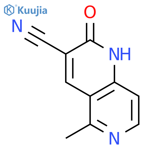 1,6-Naphthyridine-3-carbonitrile, 1,2-dihydro-5-methyl-2-oxo- structure