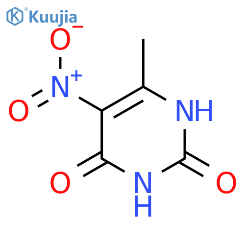 5-Nitro-6-methyluracil structure