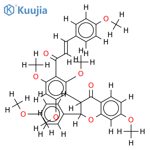 Hexa-Me ether-4',7-Dihydroxyflavanone(3→3')-2',4,4,'6'-tetrahydroxychalcone structure
