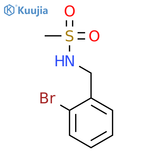 METHANESULFONAMIDE, N-[(2-BROMOPHENYL)METHYL]- structure