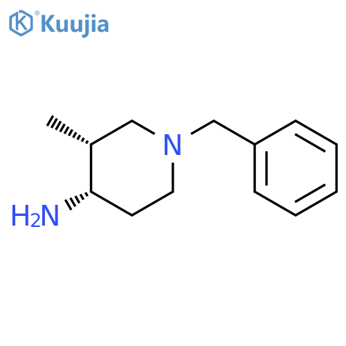 4-Piperidinamine, 3-methyl-1-(phenylmethyl)-, cis- structure