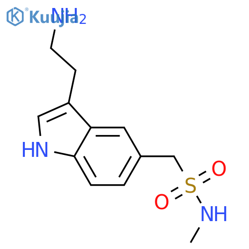 3-(2-Aminoethyl)-N-methyl-1H-indole-5-methanesulfonamide (Didesmethyl Sumatriptan) structure