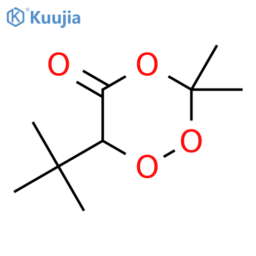1,2,4-Trioxan-5-one, 6-(1,1-dimethylethyl)-3,3-dimethyl- structure
