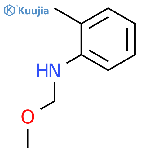 Benzenamine, N-(methoxymethyl)-2-methyl- structure