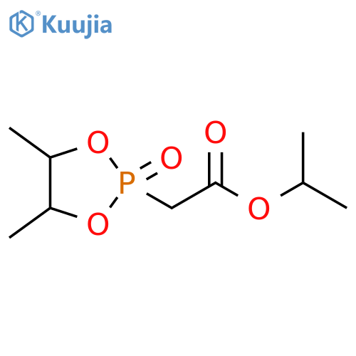 1,3,2-Dioxaphospholane-2-acetic acid, 4,5-dimethyl-, 1-methylethyl ester, 2-oxide structure