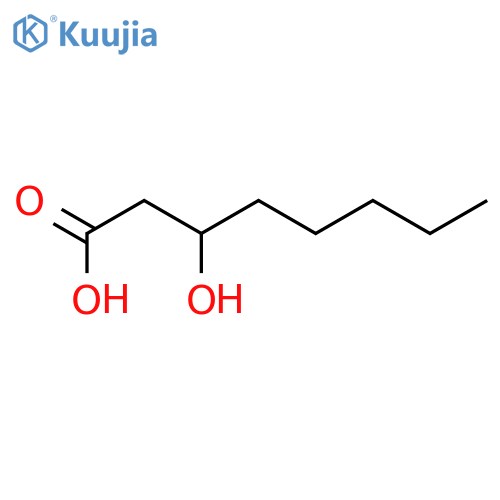 3-Hydroxyoctanoic acid structure