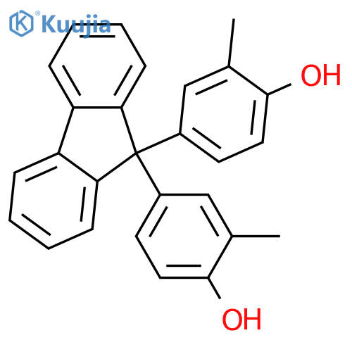 9,9-Bis(4-hydroxy-3-methylphenyl)fluorene structure