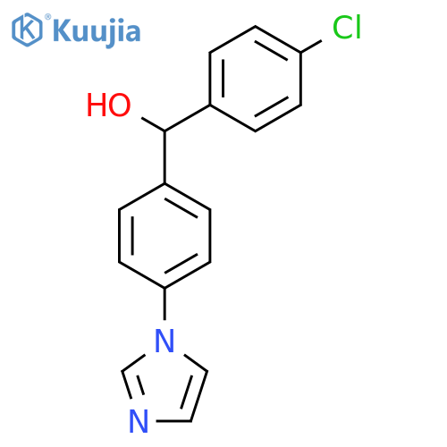 (4-Chlorophenyl)[4-(1H-imidazol-1-yl)phenyl]methanol structure