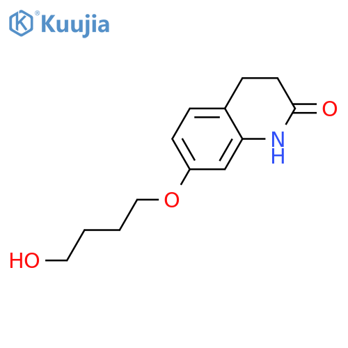 3,4-Dihydro-7-(4-hydroxybutoxy)-2(1H)-quinolinone structure