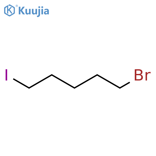 1-Bromo-5-iodopentane structure