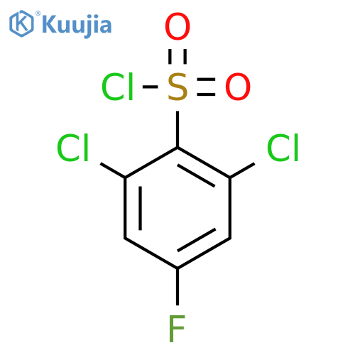 2,6-Dichloro-4-fluorobenzenesulfonyl chloride structure