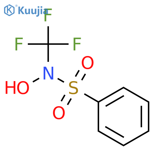 Benzenesulfonamide, N-hydroxy-N-(trifluoromethyl)- structure