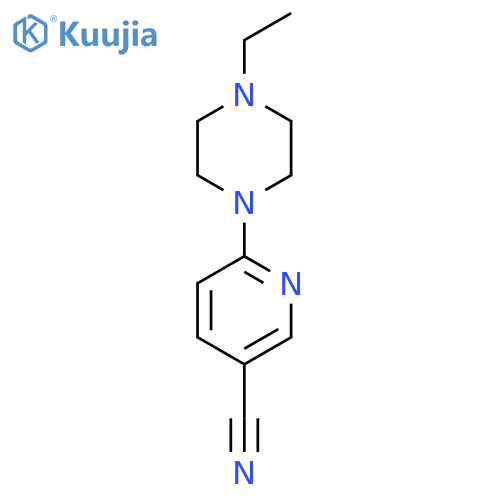 6-(4-Ethylpiperazin-1-yl)pyridine-3-carbonitrile structure