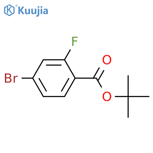 Tert-butyl 4-bromo-2-fluorobenzoate structure