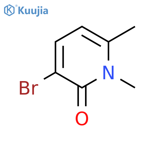 3-Bromo-1,6-dimethyl-1H-pyridin-2-one structure