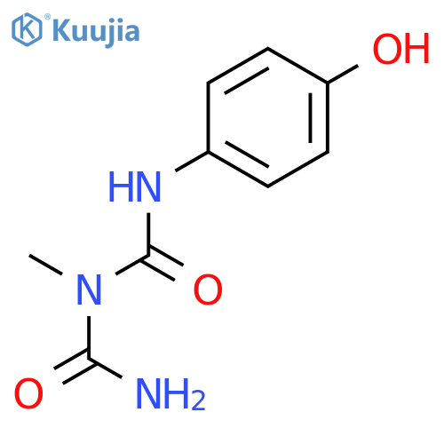 Imidodicarbonic diamide, N-(4-hydroxyphenyl)-N'-methyl- structure