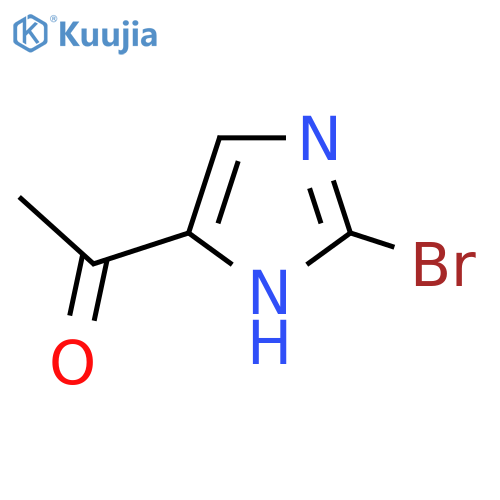 1-(2-bromo-1H-imidazol-5-yl)ethanone structure