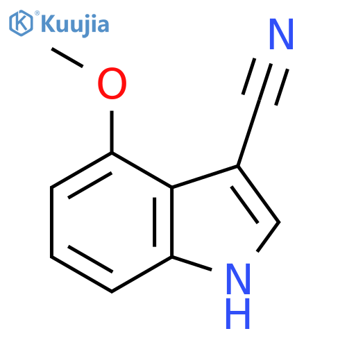 4-Methoxy-1H-indole-3-carbonitrile structure