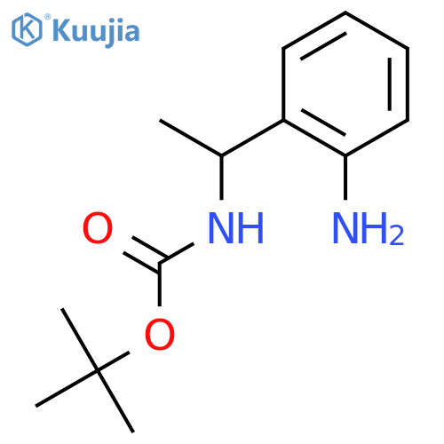 tert-Butyl (1-(2-aminophenyl)ethyl)carbamate structure