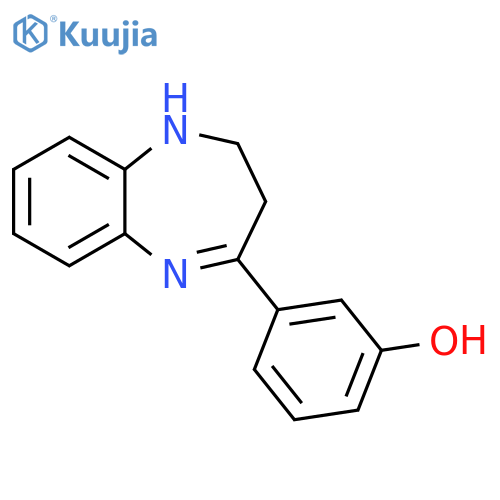 3-(4,5-Dihydro-3H-benzob1,4diazepin-2-yl)-phenol structure