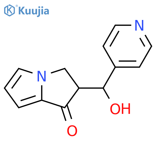 2-hydroxy(pyridin-4-yl)methyl-2,3-dihydro-1H-pyrrolizin-1-one structure