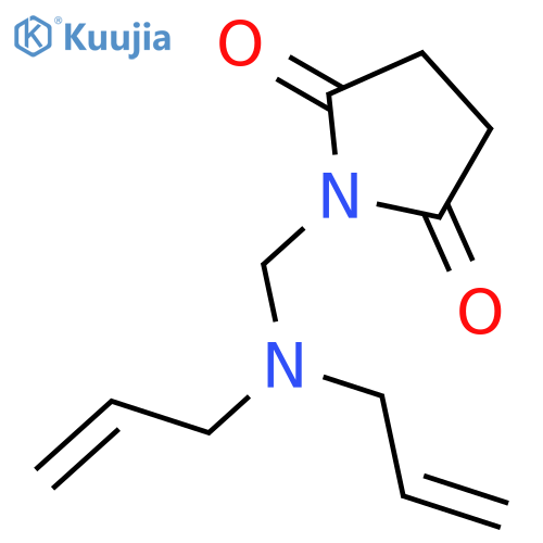 2,5-Pyrrolidinedione, 1-[(di-2-propenylamino)methyl]- structure