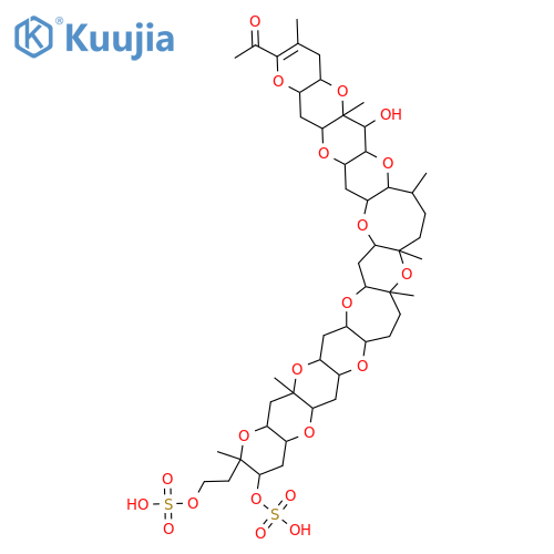 Yessotoxin; 42,43,44,45,46,47,55-Heptanor, 9-methyl, Δ39,40-isomer, 41-ketone structure