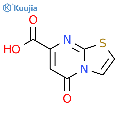 5-oxo-5H-1,3thiazolo3,2-apyrimidine-7-carboxylic acid structure
