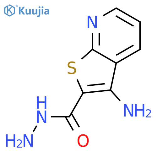 3-Aminothieno2,3-bpyridine-2-carbohydrazide structure