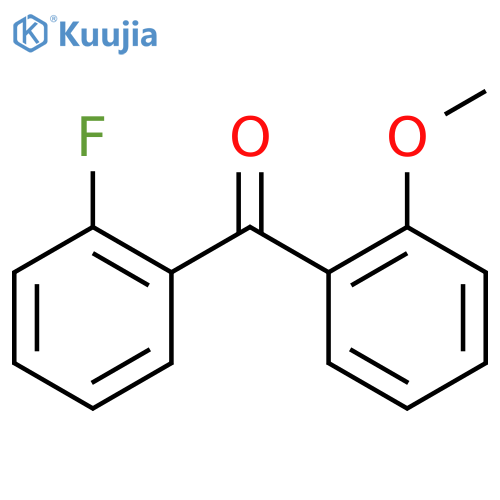 (2-fluorophenyl)-(2-methoxyphenyl)methanone structure