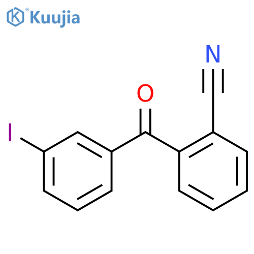 2-Cyano-3'-iodobenzophenone structure