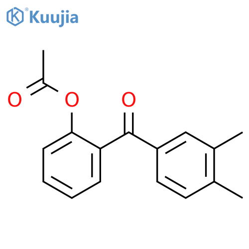 2-Acetoxy-3',4'-methylbenzophenone structure