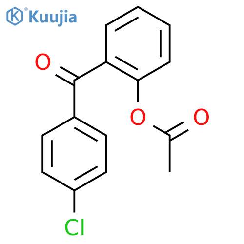 2-Acetoxy-4'-chlorobenzophenone structure