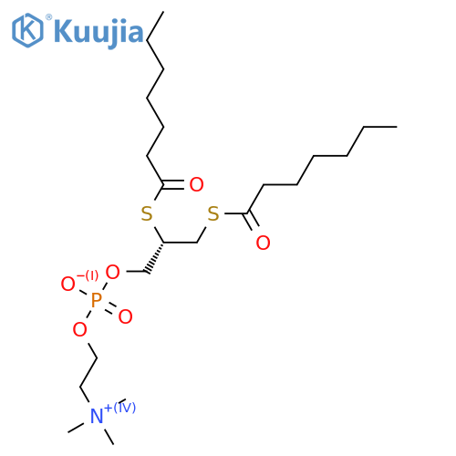 1,2-bis(Heptanoylthio)glycerophosphocholine (in Ethanol) (~90%) structure