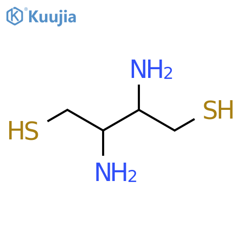 1,4-Butanedithiol, 2,3-diamino- structure