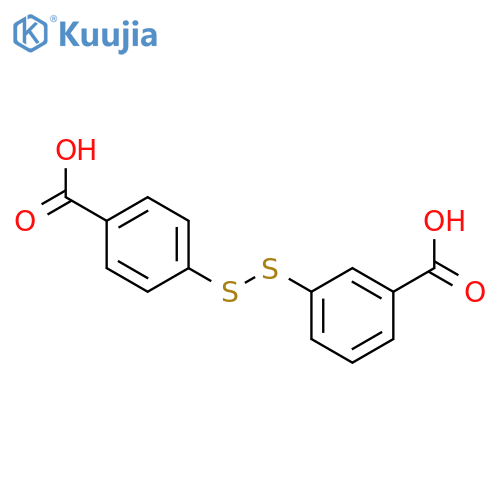 Benzoic acid, 3-[(4-carboxyphenyl)dithio]- structure