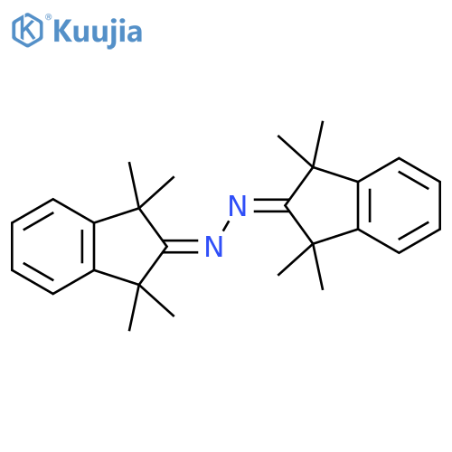 2H-Inden-2-one, 1,3-dihydro-1,1,3,3-tetramethyl-, 2-(1,3-dihydro-1,1,3,3-tetramethyl-2H-inden-2-ylidene)hydrazone structure