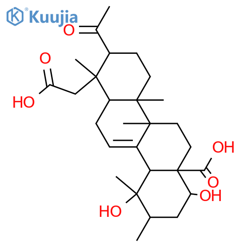 19,22-Dihydroxy-3,24-dinor-4-oxo-2,3-seco-12-ursene-2,28-dioic acid; (19α,22α)-form structure