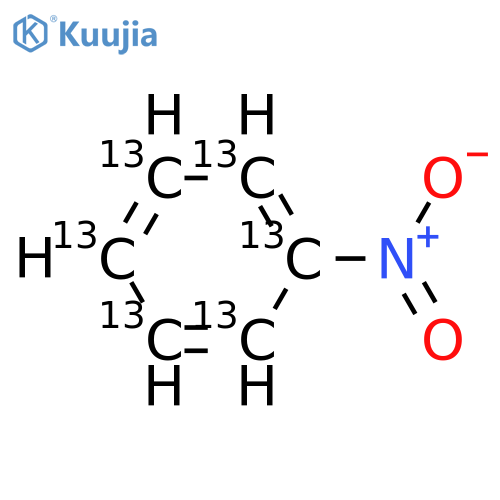 Nitrobenzene-13C6 structure