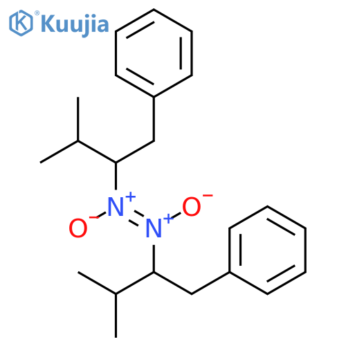 Diazene, bis[2-methyl-1-(phenylmethyl)propyl]-, 1,2-dioxide structure