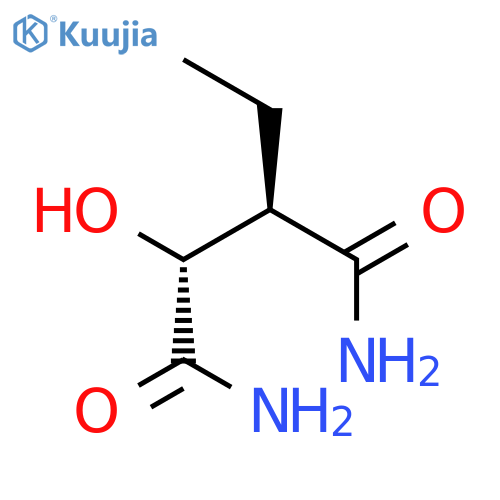 BUTANEDIAMIDE, 2-ETHYL-3-HYDROXY-, (R*,R*)- structure