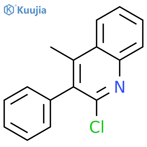 Quinoline, 2-chloro-4-methyl-3-phenyl- structure