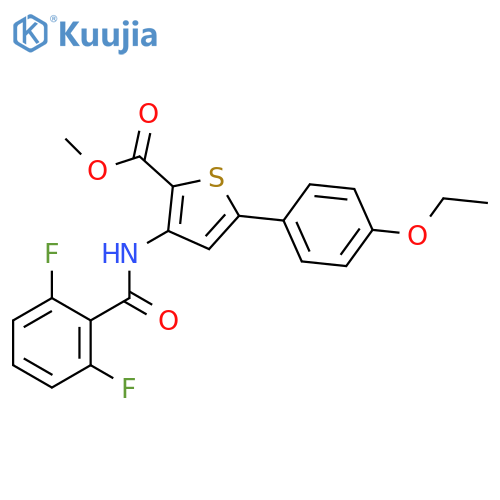 Methyl 3-(2,6-Difluorobenzamido)-5-(4-Ethoxyphenyl)Thiophene-2-Carboxylate structure