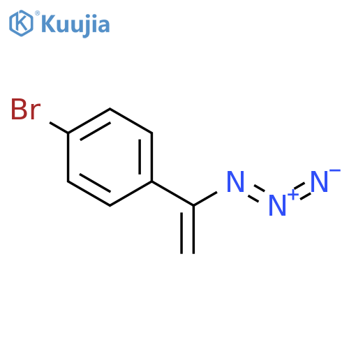 Benzene, 1-(1-azidoethenyl)-4-bromo- structure