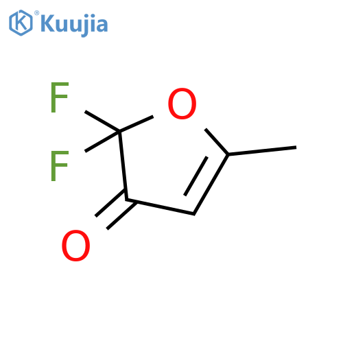 3(2H)-Furanone, 2,2-difluoro-5-methyl- structure