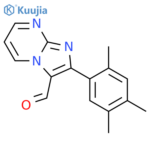 2-(2,4,5-Trimethylphenyl)Imidazo1,2-APyrimidine-3-Carbaldehyde structure