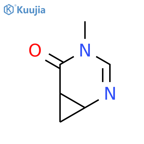 2,4-Diazabicyclo[4.1.0]hept-2-en-5-one, 4-methyl- structure